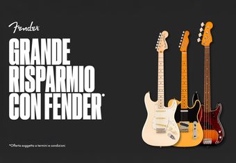 Promo Fender: Sconti Imperdibili su Modelli Iconici per un Tempo Limitato